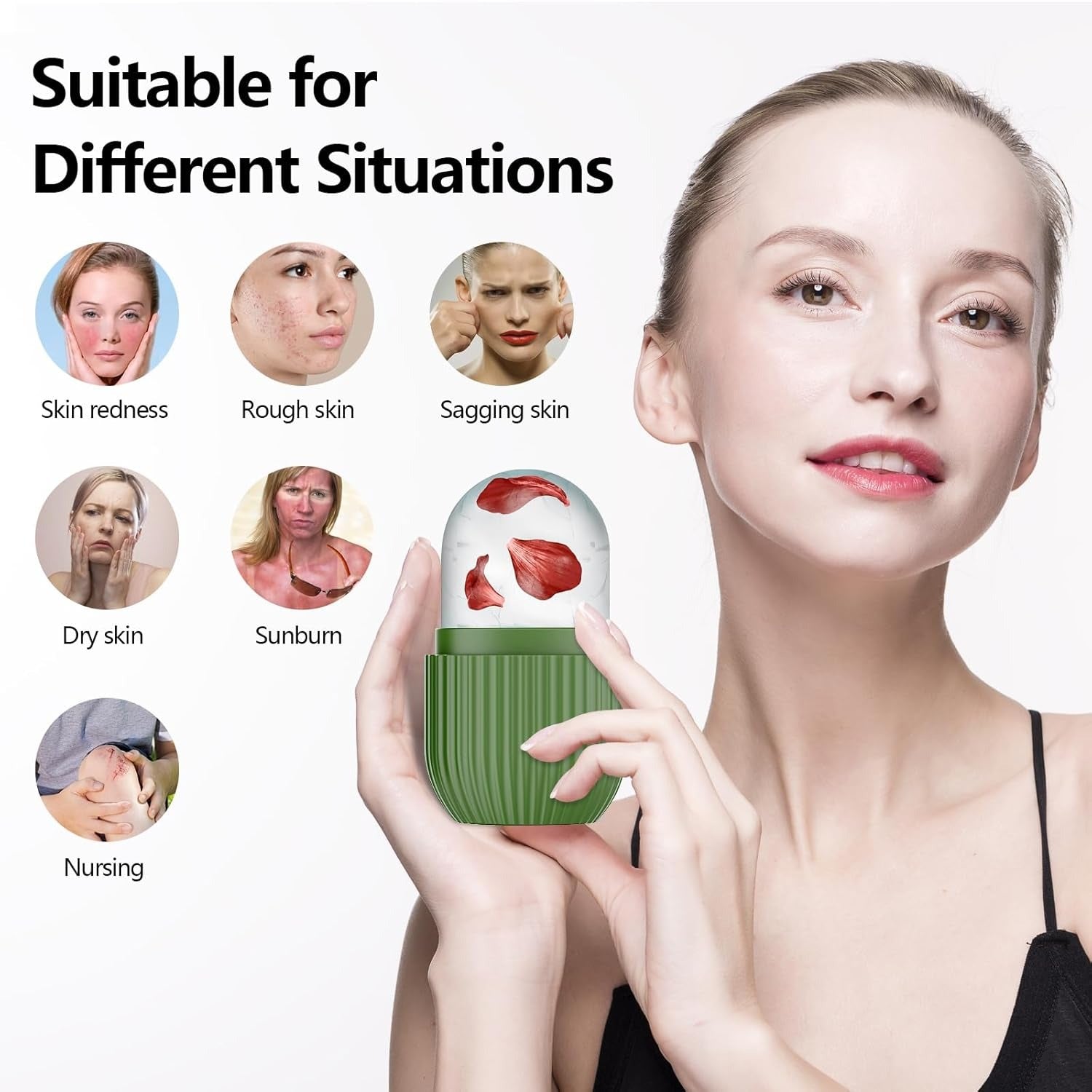 ICE FACE ROLLER MASSAGER