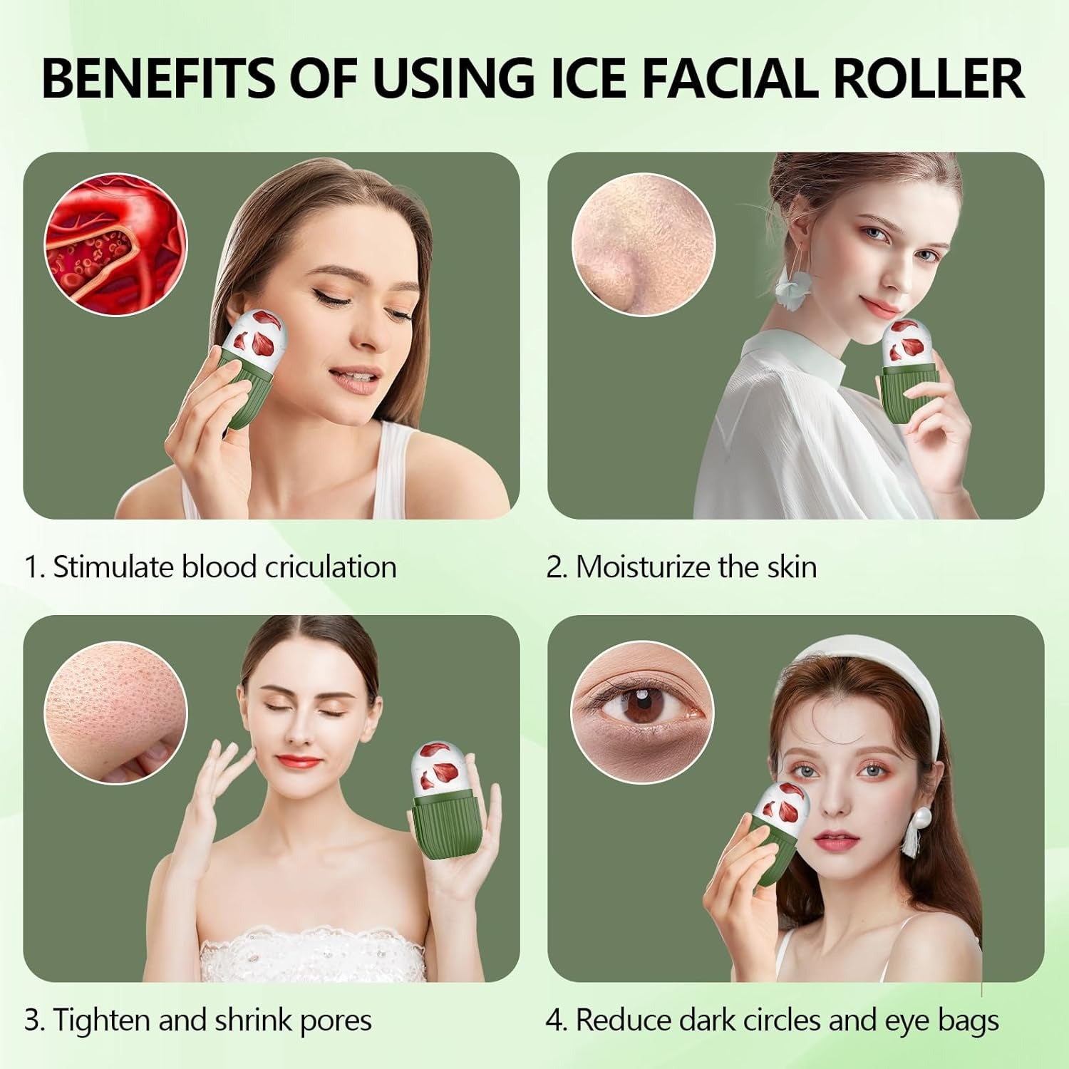 ICE FACE ROLLER MASSAGER