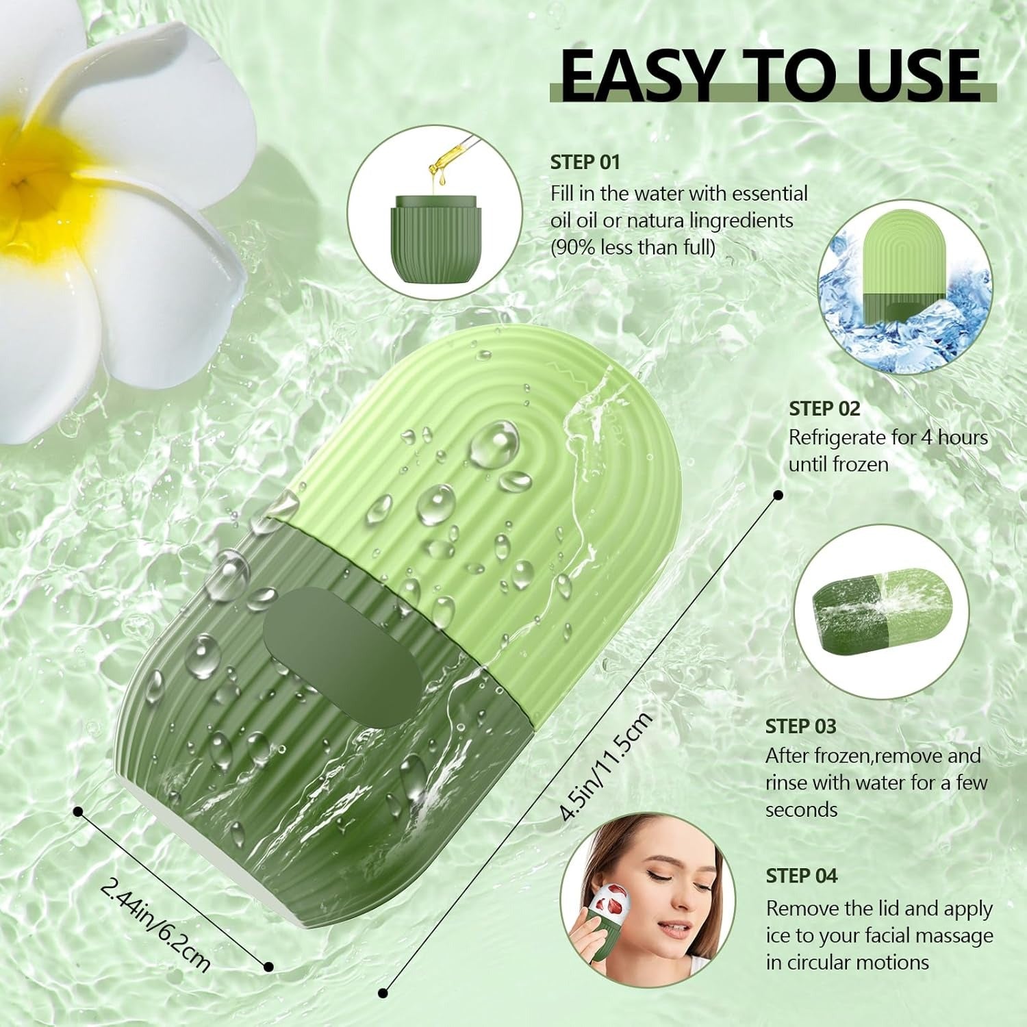 ICE FACE ROLLER MASSAGER