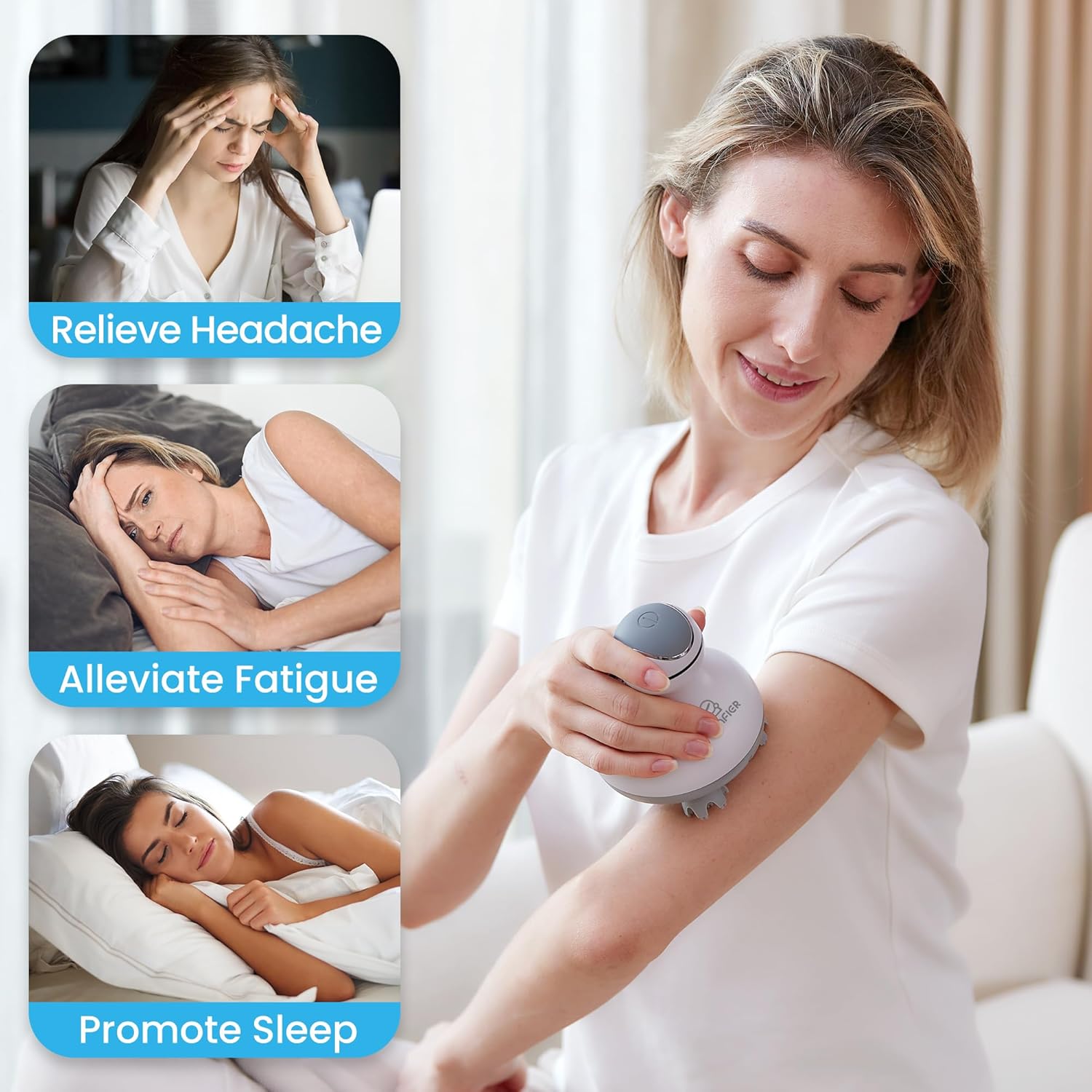 Mini Electric Hair Massager