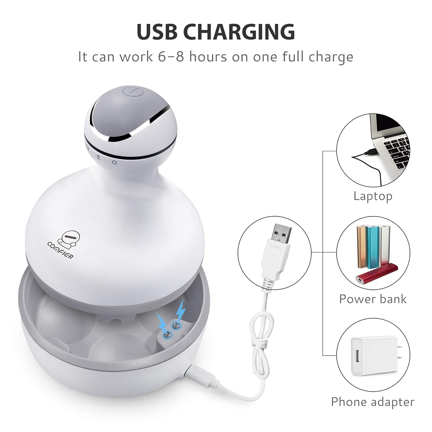 Mini Electric Hair Massager
